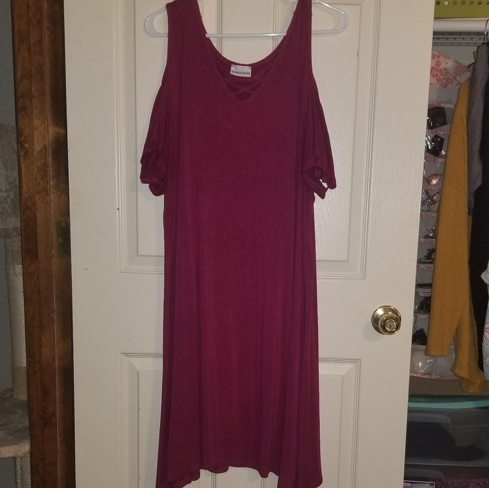 Burgundy Dress